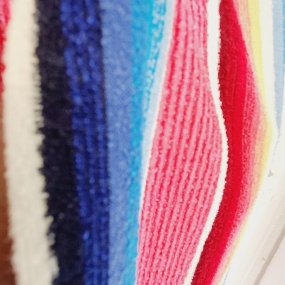 JCPENNY 1976 Spring Summer Kimono Robe Rainbow Longline Slinky Drappy Vintage - Picture 8 of 14